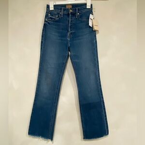 MOTHER The Tripper Ankle Fray Jeans in I Put A Spell On You Size 24 NWT